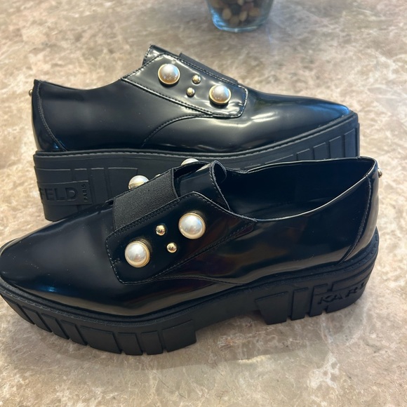 Karl Lagerfeld platform loafers - Picture 2 of 6